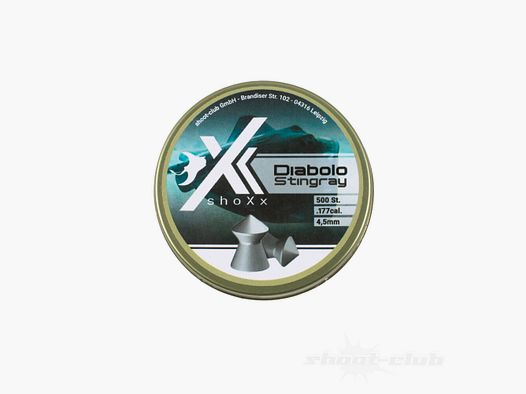 shoXx Stingray Diabolos testa appuntita 4,5mm / 0,55 g / 500 pz