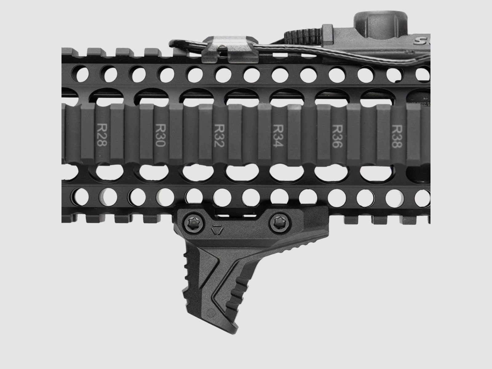 Strike Industries – CMS Mini Handstop Grip – Picatinny – Black – SI-AR-CMS-PMHS-BK, image 5 of 6