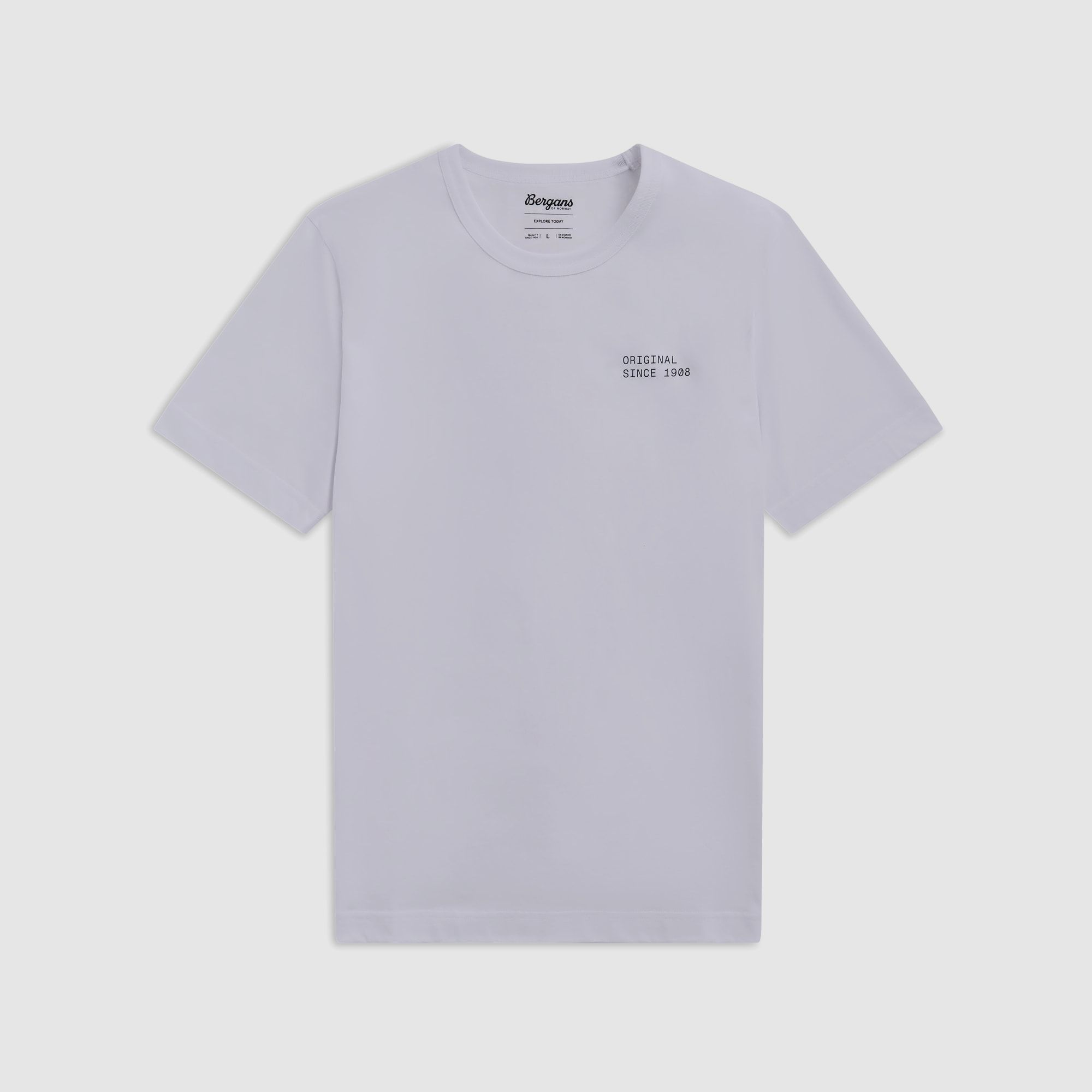 Bergans Original Cotton T-Shirt Men Paper White XXL