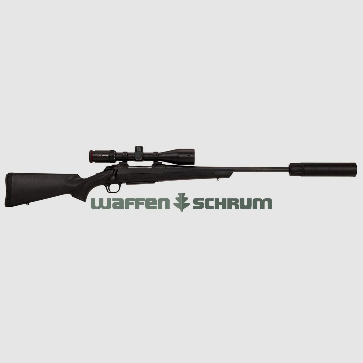 Browning A-Bolt Composite  , ZF Kite K4 3-12x50i , Schalldämpfer A-Tec Hertz 2, .30-06Spring