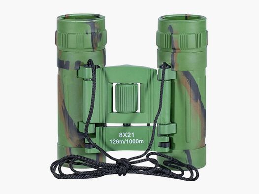 Mil-Tec Prismáticos Plegables 8x21 - Woodland