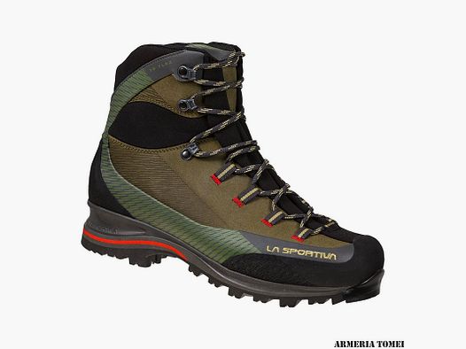 SHOES – MEN – LA SPORTIVA – TRANGO TRK LEATHER GTX Ivy/Tango Red
