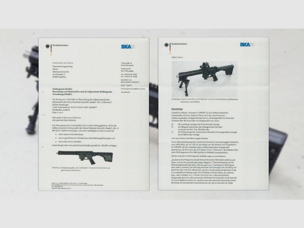 Oberland Arms OA-15 PR M9 SHORT / 12 inch / 9mm