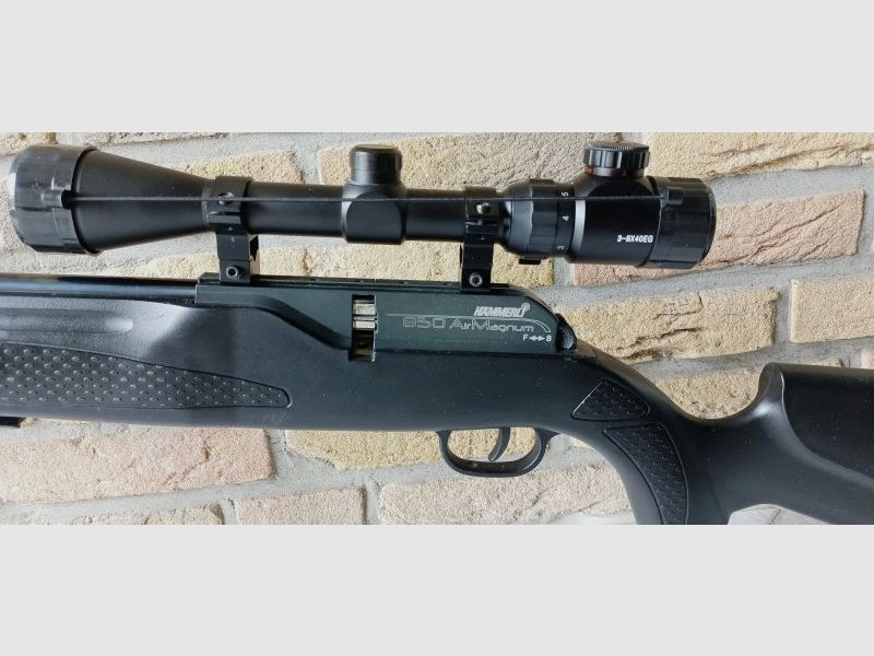 Hämmerli Umarex 850 AirMagnum wie Walther Dominator 1250 4,5mm Pressluft (PCP) + Exportventil u. Co2