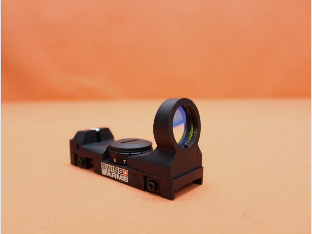 Swiss Arms Swiss Arms Red Dot Sight Visor de punto rojo de polímero para perfil Weaver/Picatinny