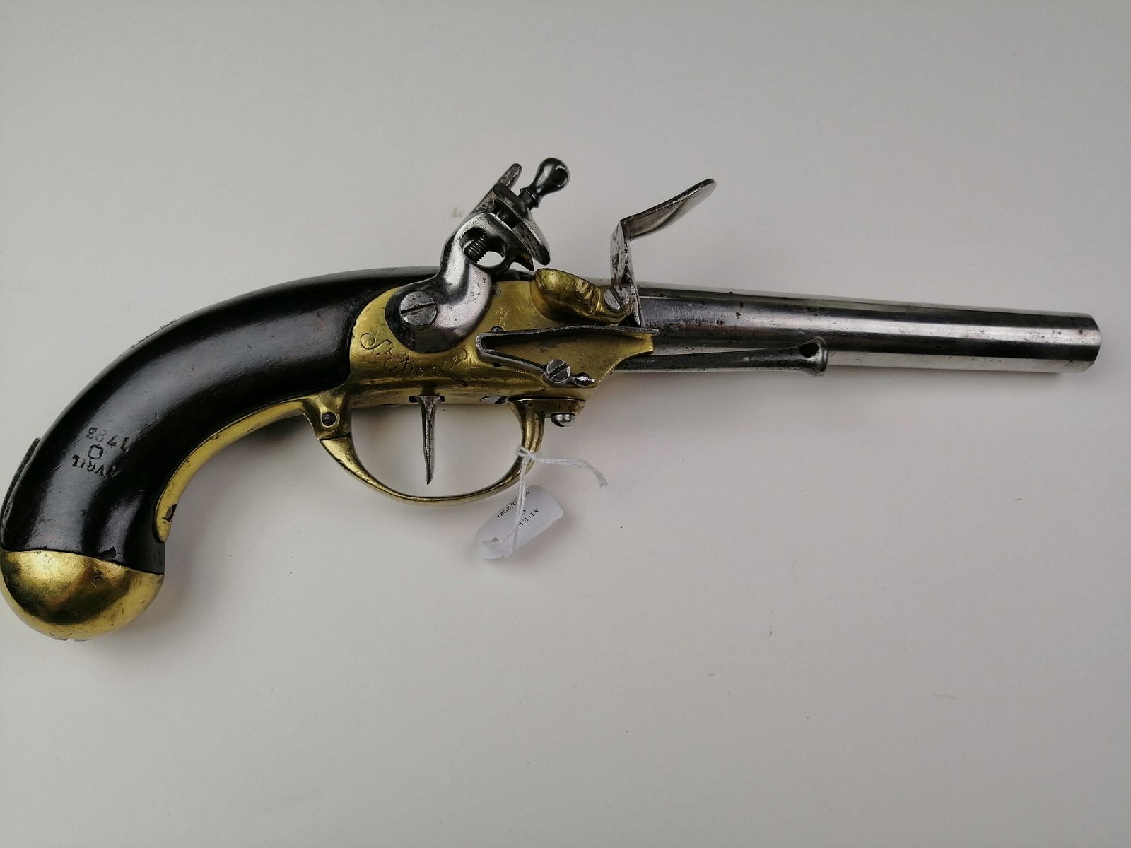 Guter Kavalleriepistole Modell 1777 2. Typ genannt „mit Kasten“ – St Étienne – Sehr guter Zustand, Bild 1 von 10