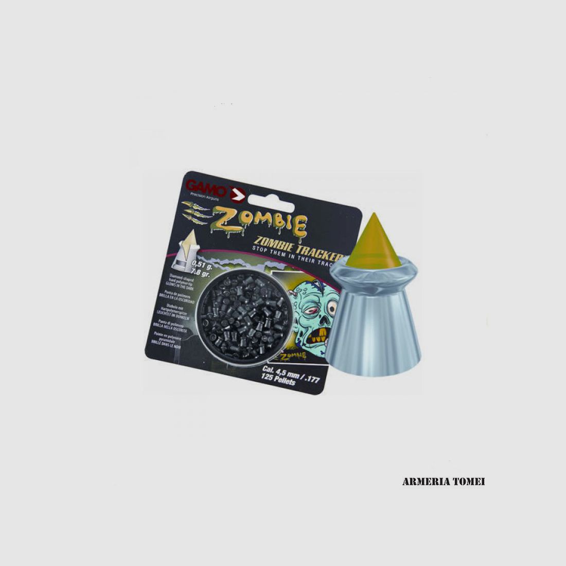 GECO – ZOMBIE TRACKER 4,5MM 0,51G/7,8GR VERPACKUNG 125 ST.