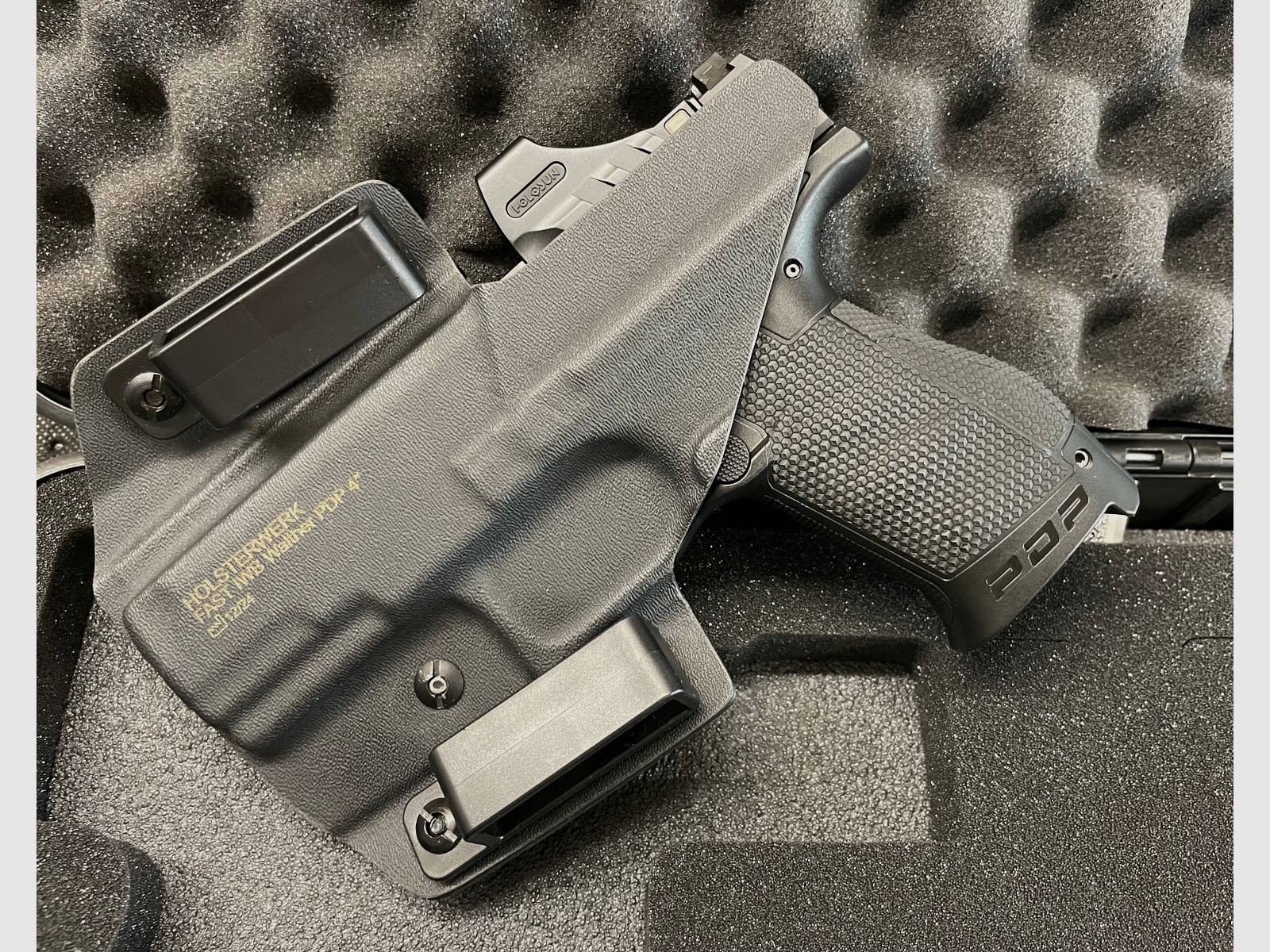 Walther PDP Compact mit Holosun SCS-PDP-GR Red Dot neuwertig