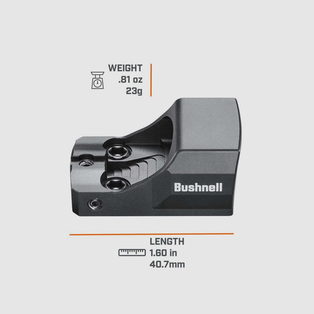 Bushnell Rotpunktvisier RXU-200 Ultra-Compact (RMS/RMSc-Footprint)