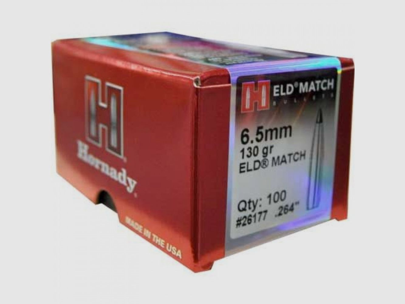 .264 Pociski Hornady ELD 130 gr VE100