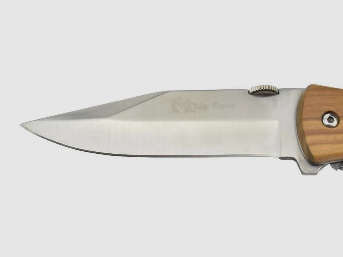 Max Knives 16 OL Framelock coltello da tasca con manico in legno d'olivo, immagine 6 di 18