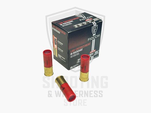 Fiocchi Schrotpatronen Law Enforcement 00 Buckshot 12/70 33.5g