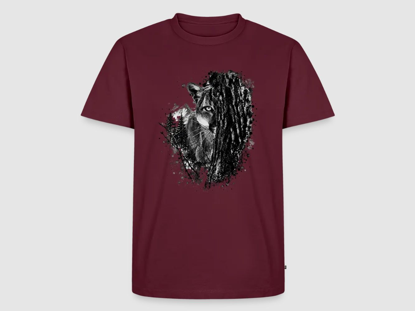 PUMA Men´s Premium T-Shirt „Lauernder Puma"