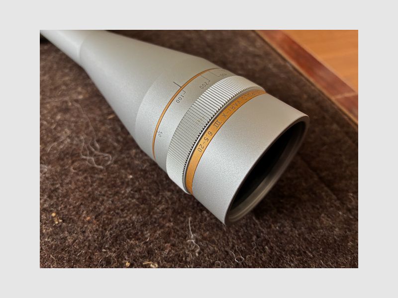Zielfernrohr Leupold Vari-X III 6.5–20x40 Silber mit Fine-Duplex-Absehen in Bestzustand