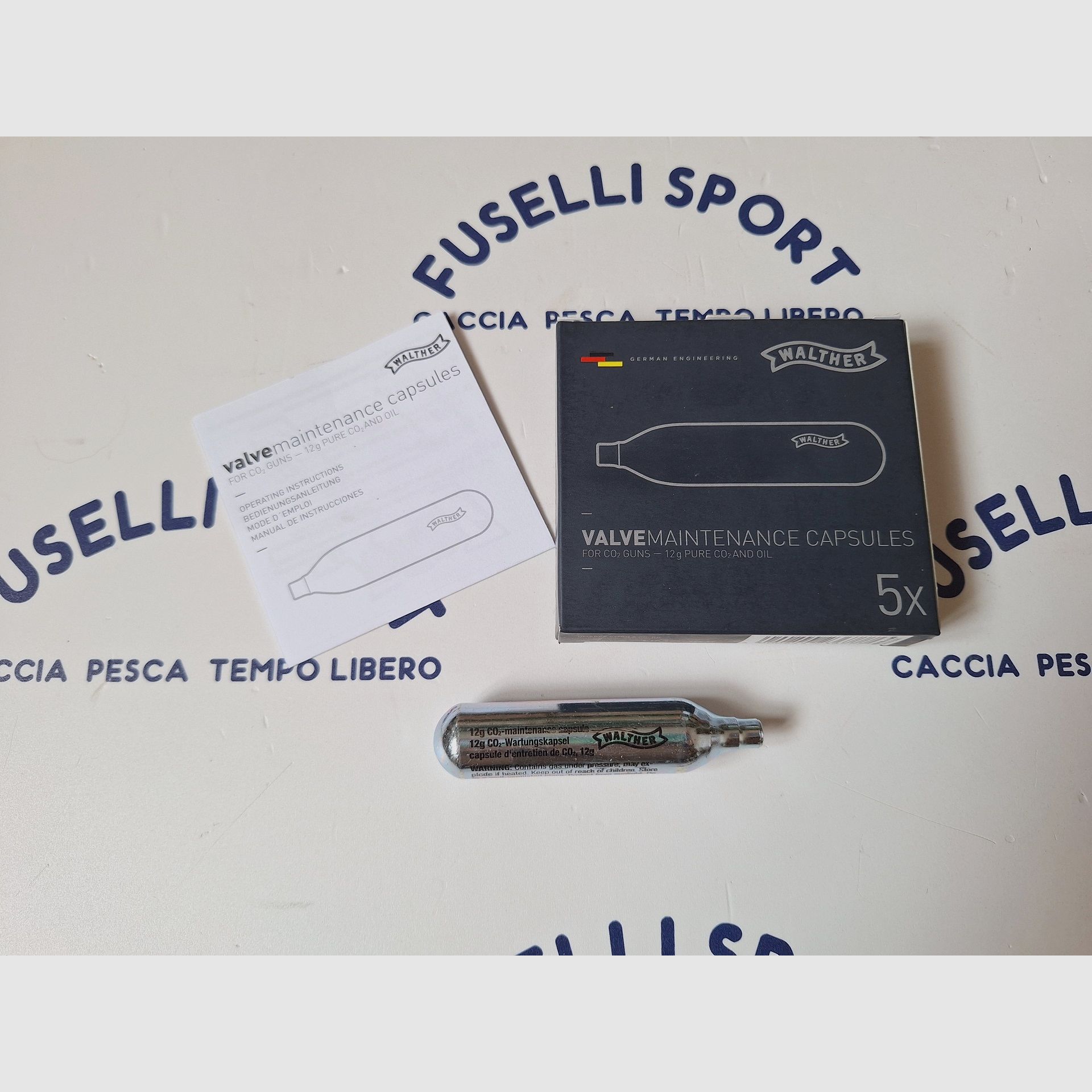 Walther bomboletta CO2 & OIL 12g – 5 pièces