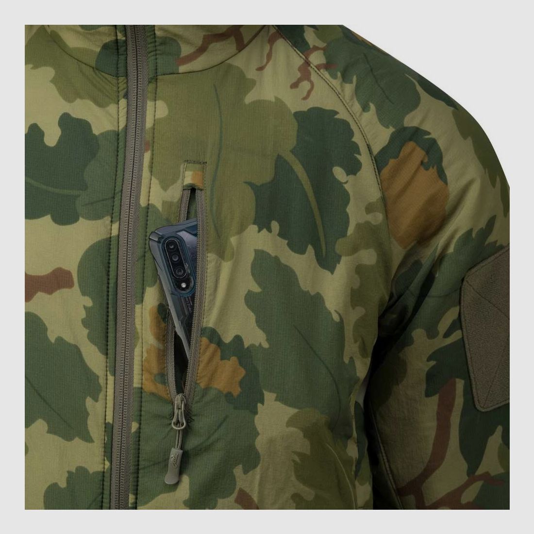 HELIKON TEX REVERSIBLE WOLFHOUND HOODIE Climashield® Apex™ PENCOTT SNOWDRIFT / PENCOTT WILDWOOD