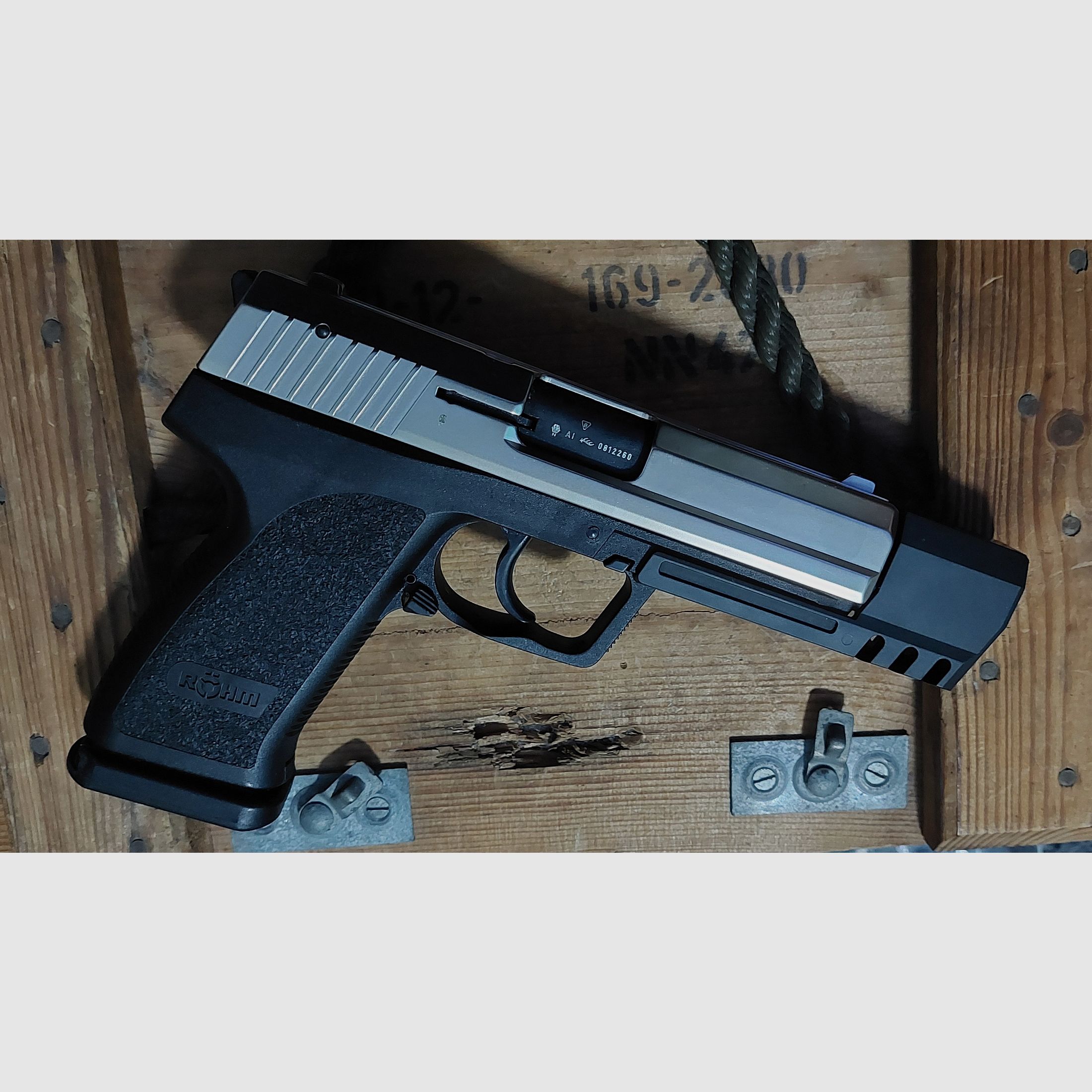 RÖHM - RG96 - Match - matte chrome (PTB 699) Glock RG 96 Walther