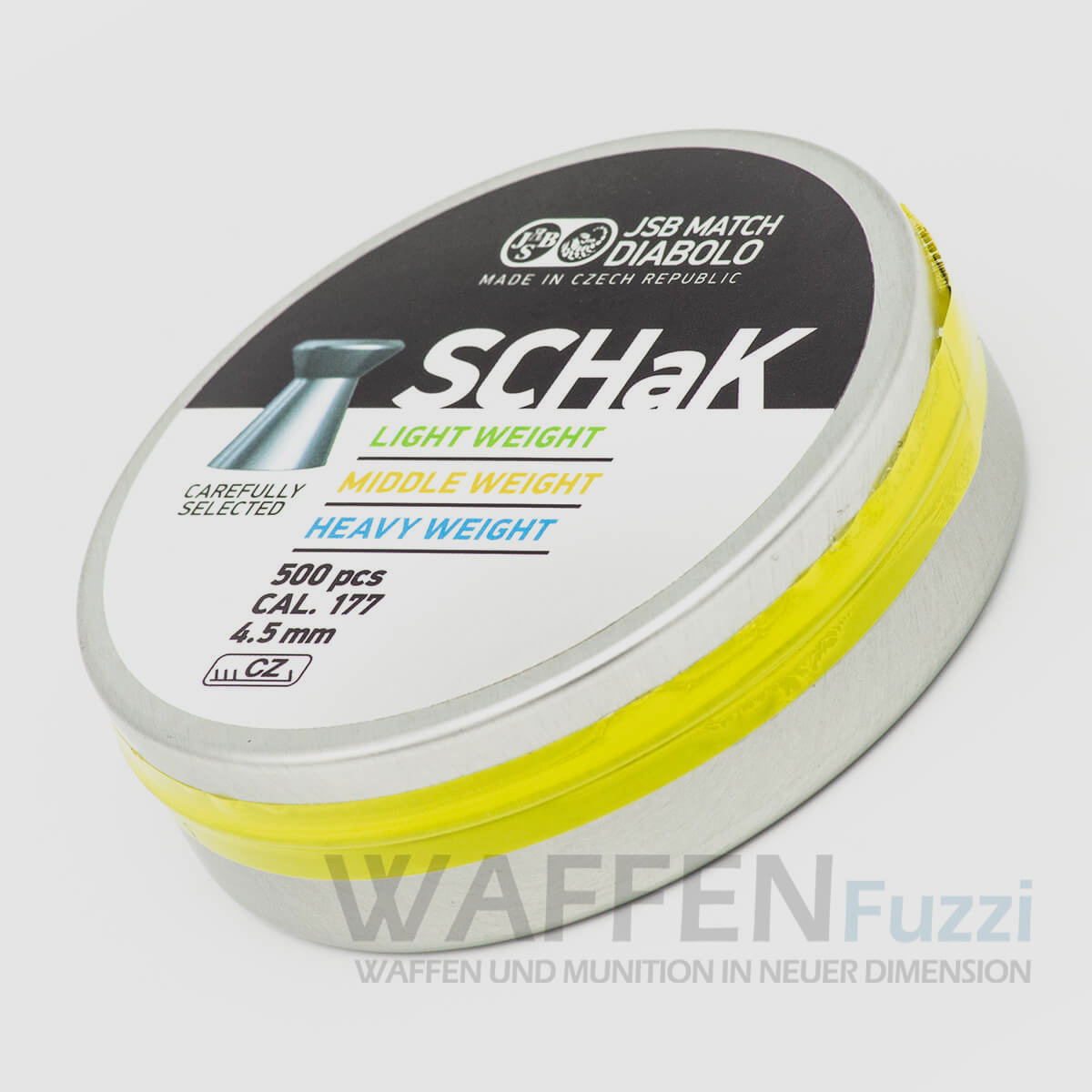 JSB SCHaK Premium Diabolo à tête plate 0,52g 500 STK
