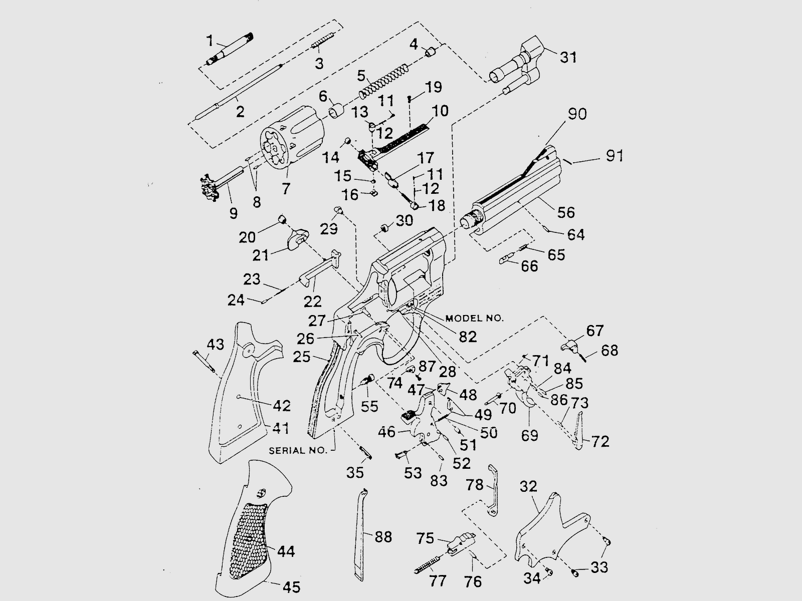 VIS CARRE HAUSSE SMITH&WESSON, image 4 sur 4
