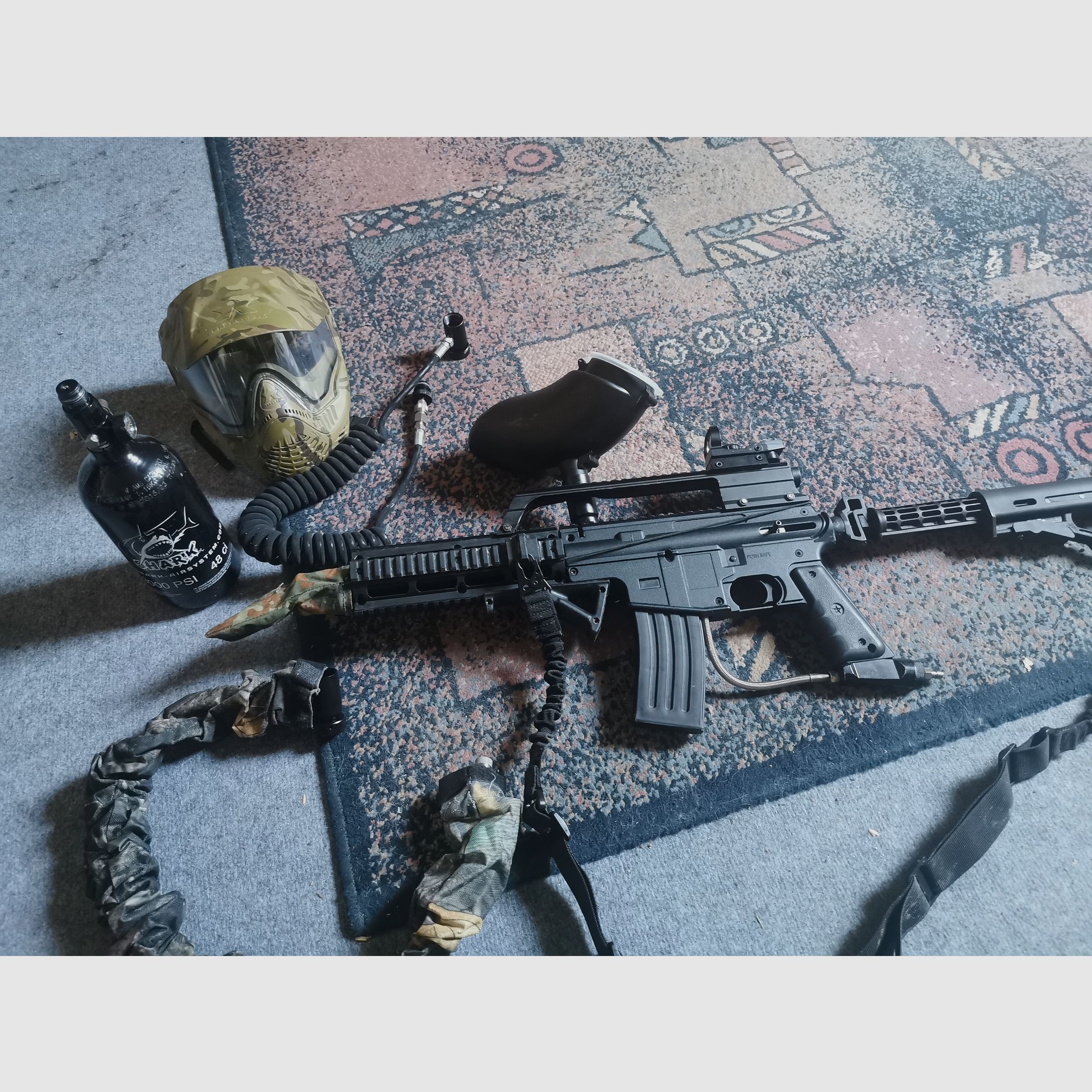 Complete paintballuitrusting