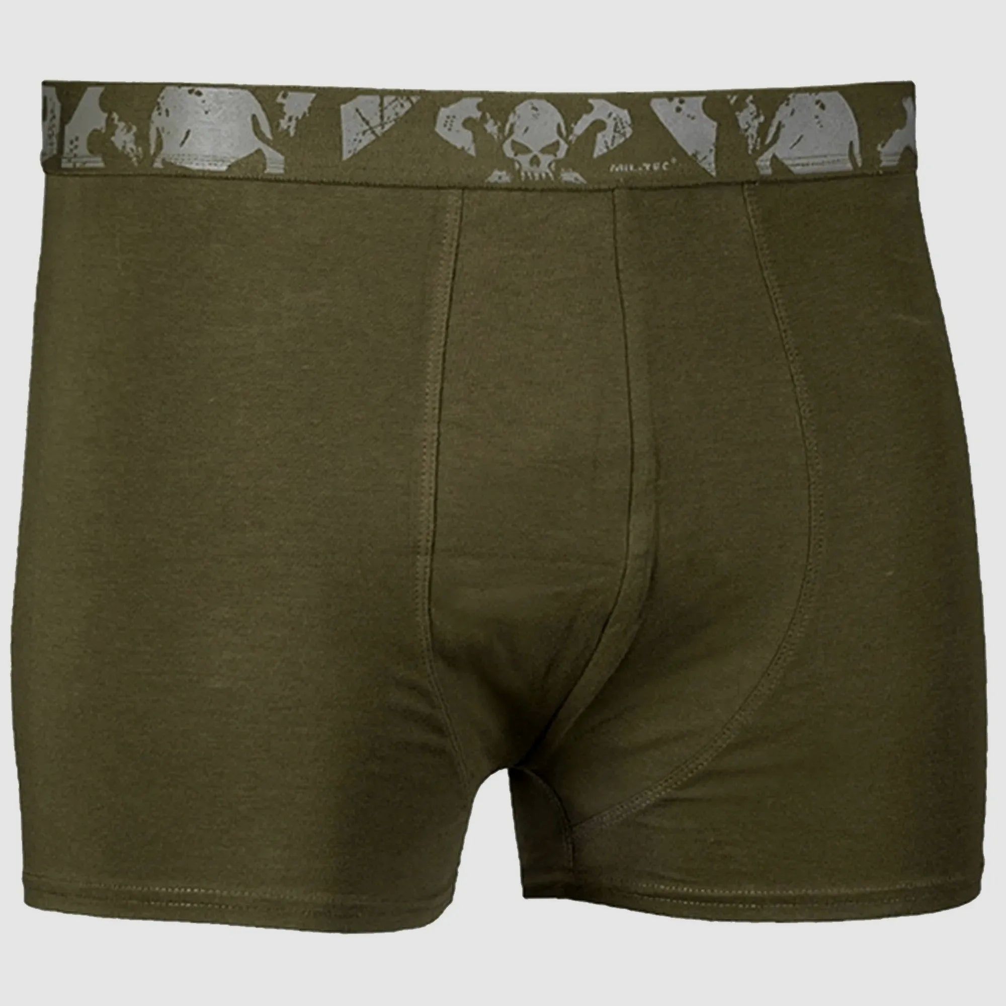 Mil-Tec Mil-Tec Boxershorts Skull oliv