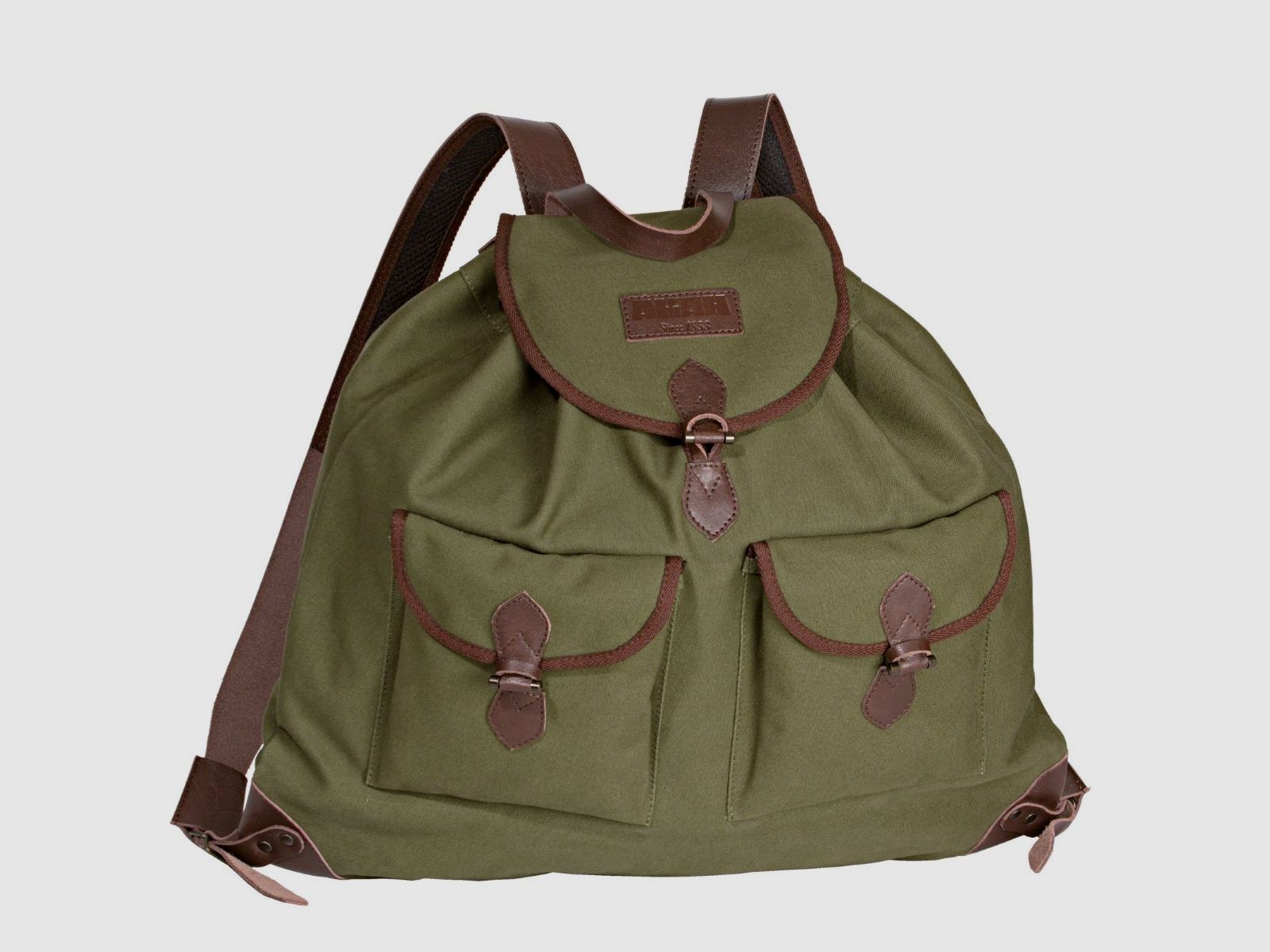 AKAH Canvas Rucksack lautlos