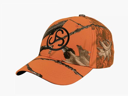 Sauer Cap Camouflage orange one size leaf camo