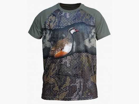 Camiseta Forest Print 3D «Perdiz»