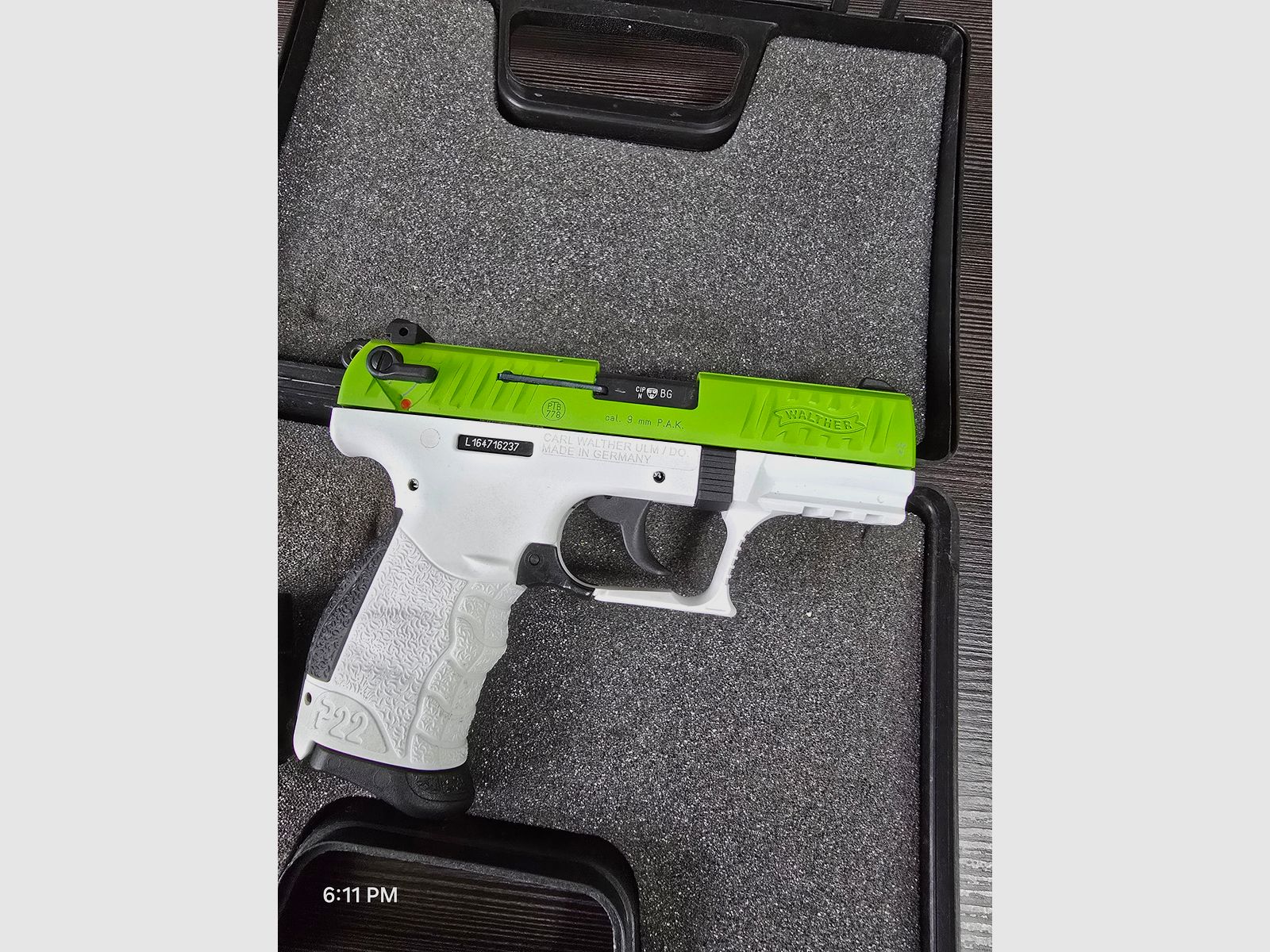 Walther P22Q Grün/ White  Edition