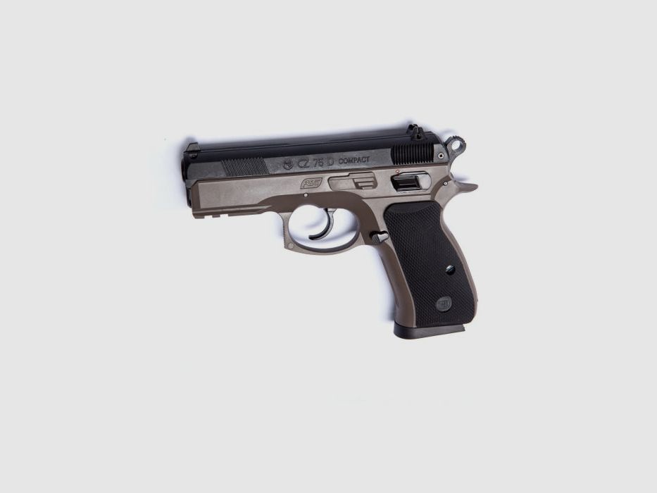 Pistola ASG CZ 75D Compact Resorte Bicolor - Cal. 6mm