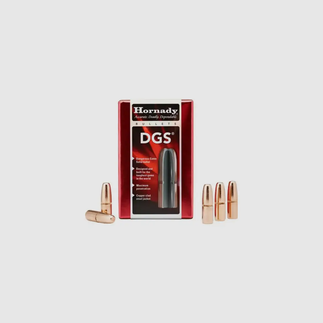 Projectiles Hornady 45 cal .458 480gr DGS® 45033, image 3 sur 3