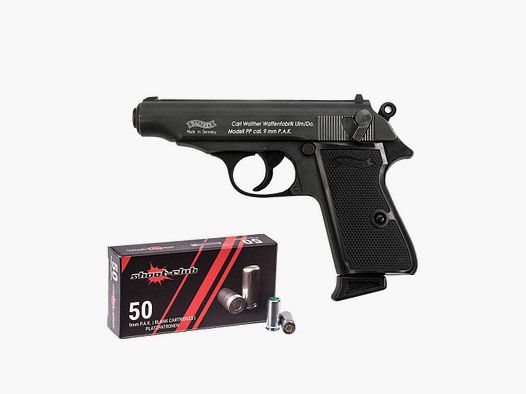 Walther PP Schreckschusspistole 9mm + Platzpatronen