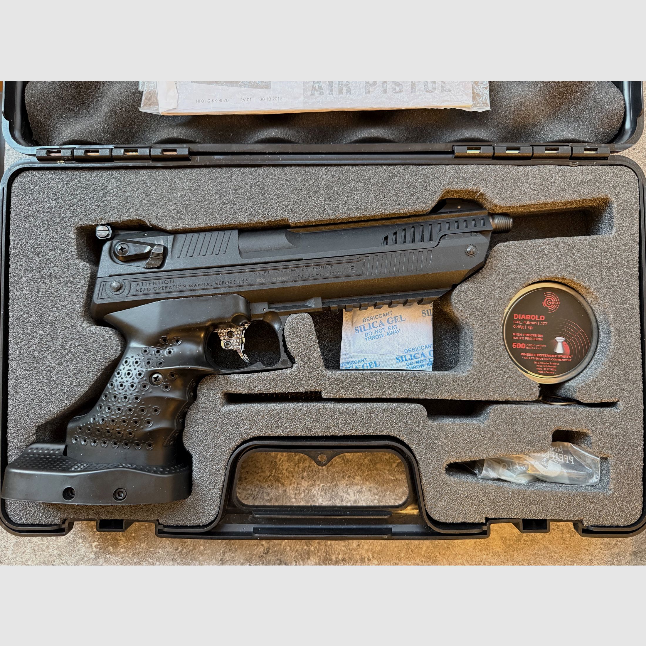 Zoraki HP-01 mit Schalldämpferadapter und Waffenkoffer HP01 HP 01, Bild 1 von 8