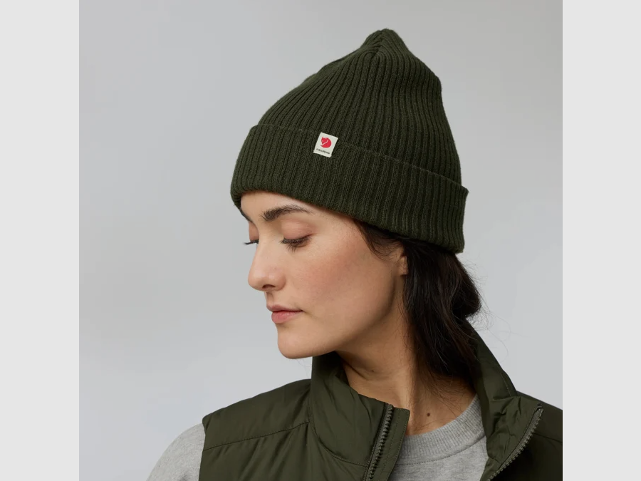 Fjällräven Ribstrikket Hue Grey, billede 3 af 3