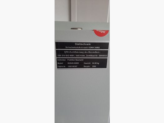 Waffenschrank - Stahlschrank