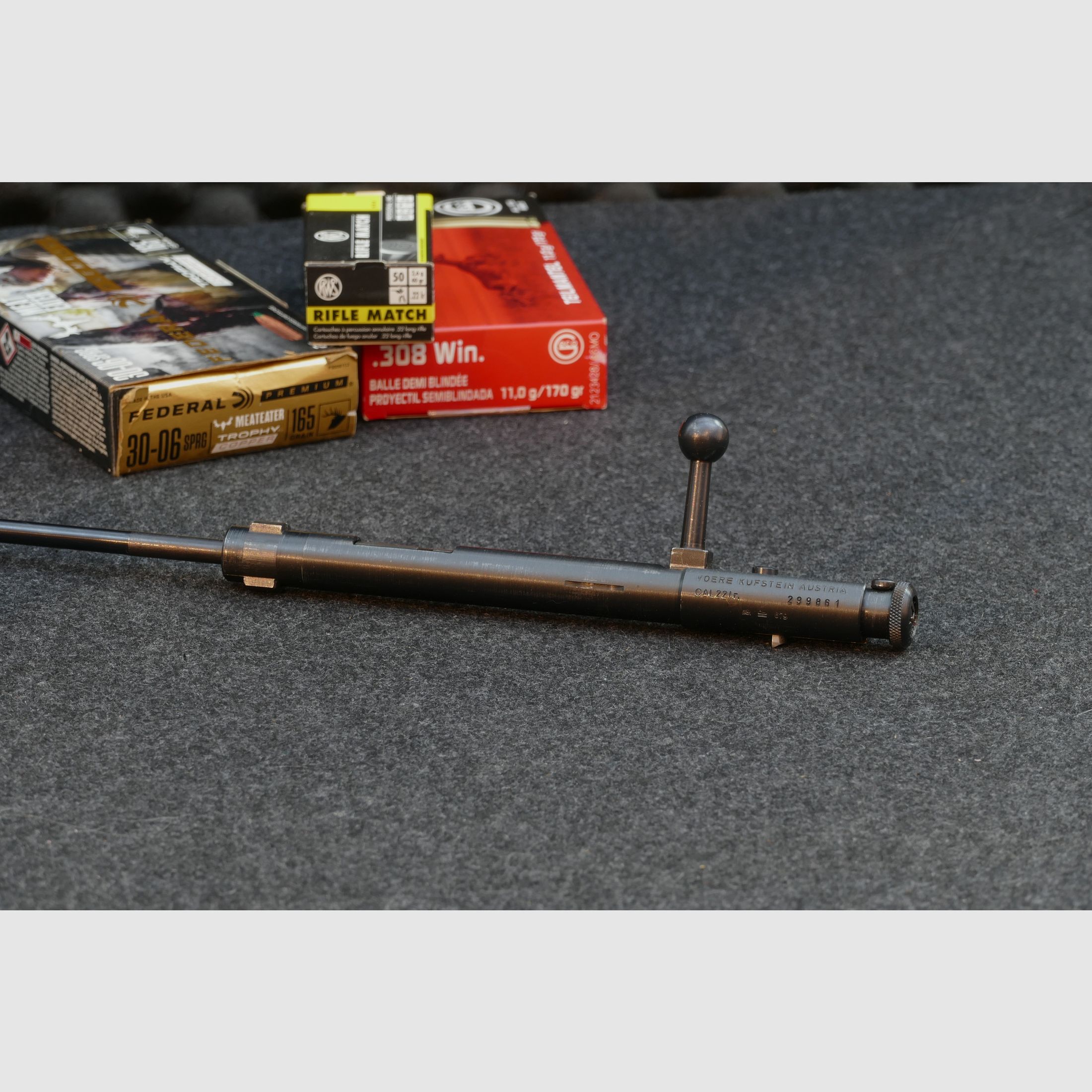 Sistema di inserimento Voere 98, 30-06Spr o .308Win su 22lr