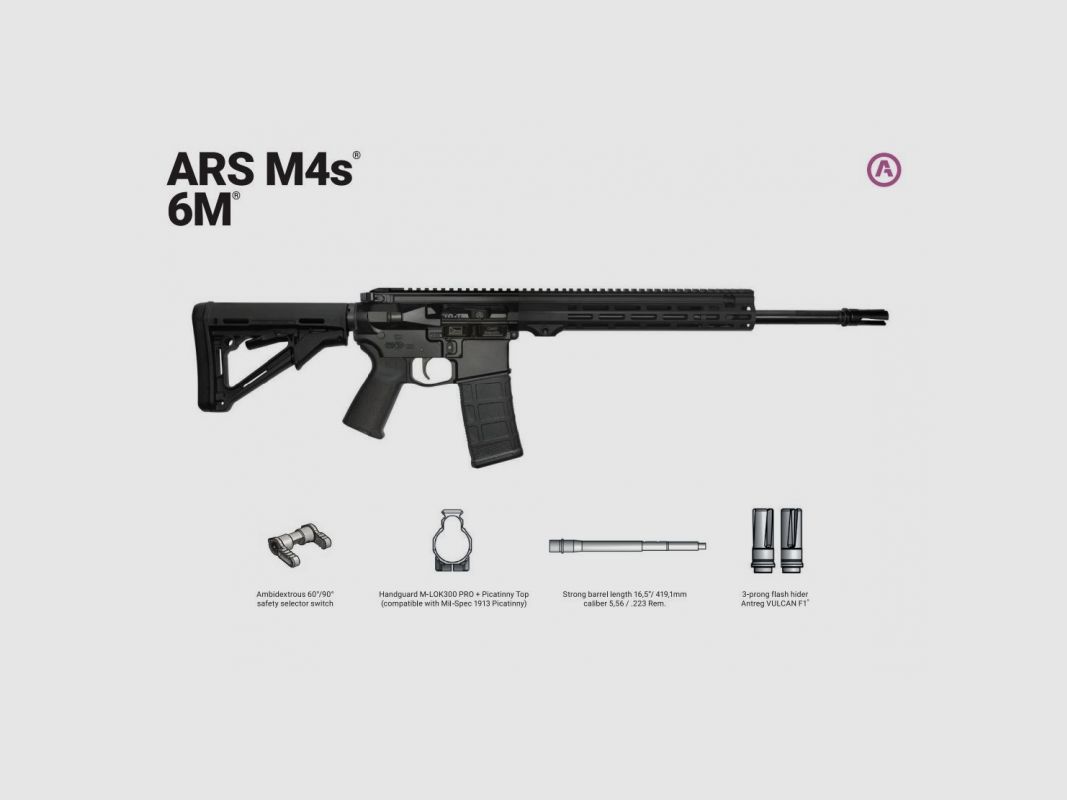 ANTREG ARS M4s semi-automatisch geweer kal. .223 Rem./5,56x45mm ALLE MODELLEN OP BESTELLING BESCHIKBAAR NEEM TELEFONISCH CONTACT OP tel. 690 357 195 of tel. 606 133 219, afbeelding 22 van 27