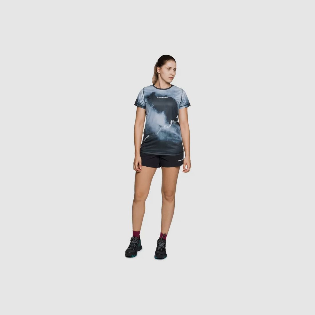 Trangoworld T-SHIRT CESTREDE CZARNY, zdjęcie 4 z 5