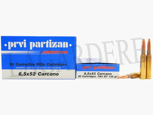 PRVI PARTIZAN A-208 139 GRS/9G (Patrone mit Geschoss)