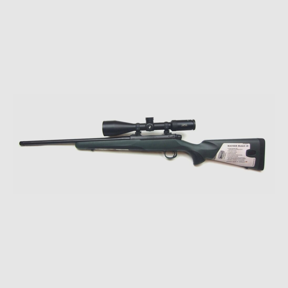 Mauser	 Komplettangebot R.-Büchse Mauser M18 Waldjagd .308 Win. mit GPO Spectra 5x 3-15x56i