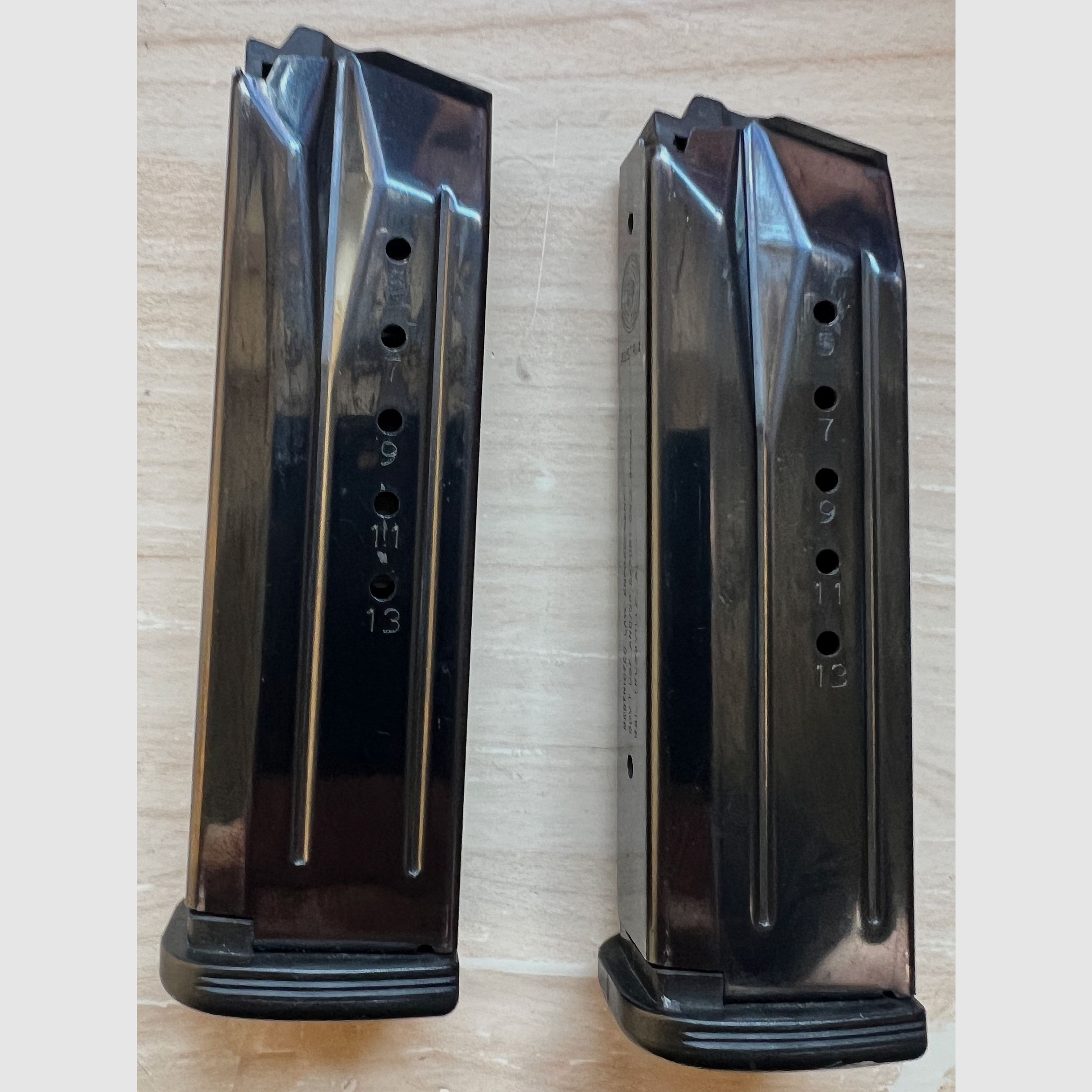 Original Steyr M9 Magazin – „Law Enforcement Only“ – glanzbrüniert – Sammlerstück – kein MEC-GAR Nachbau, Bild 3 von 4