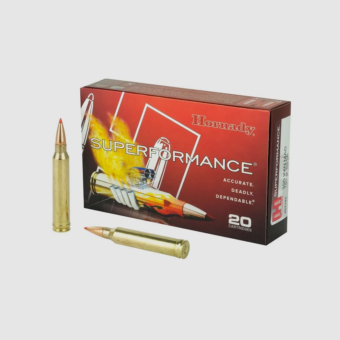 HORNADY 300 WIN MAG 180 GR SST SPF 82193 X20, immagine 1 di 3