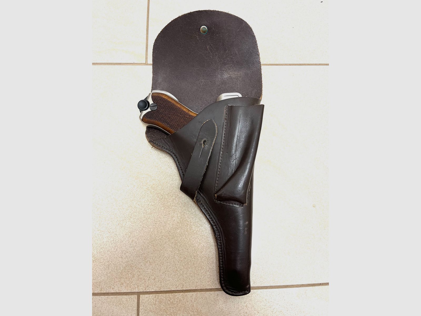 ••• Luger P08 Holster / Pistolentasche - Leder •••