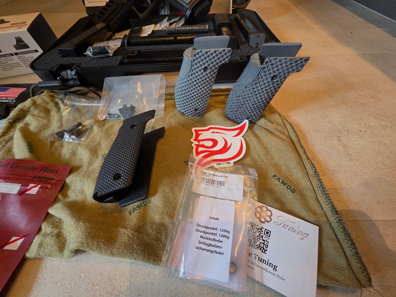 Walther PDP SF Match 5“ z Holosun 507COMP-GR i wieloma akcesoriami