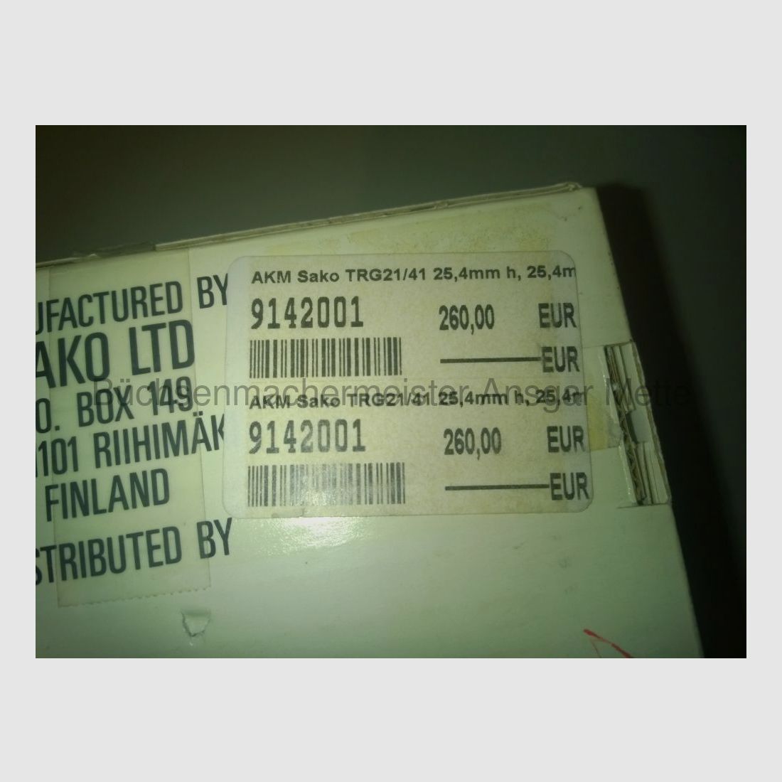 Sako TRG 30mm Ringe 21/ 41