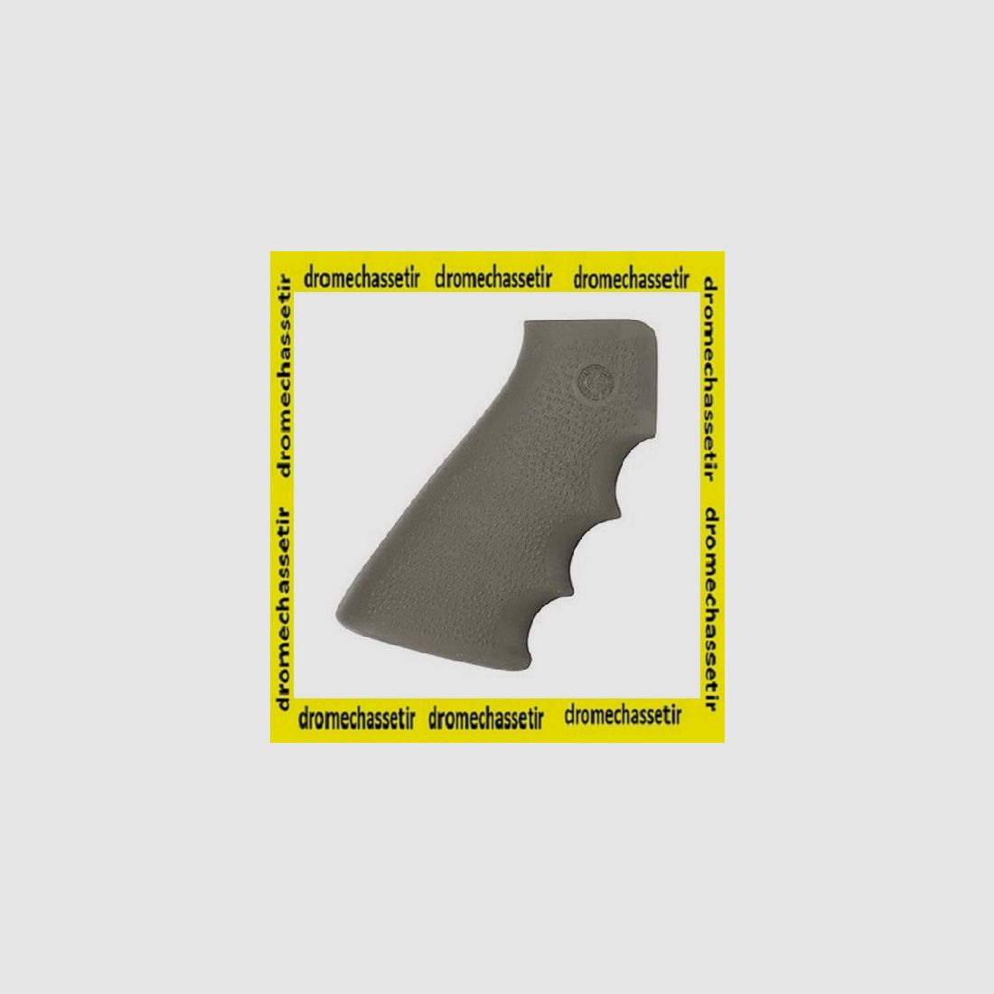 Hogue Griff mit Gummi-Griff, ohne Bevertail mit Fingerabdruck für AR15, M4, OD Grün