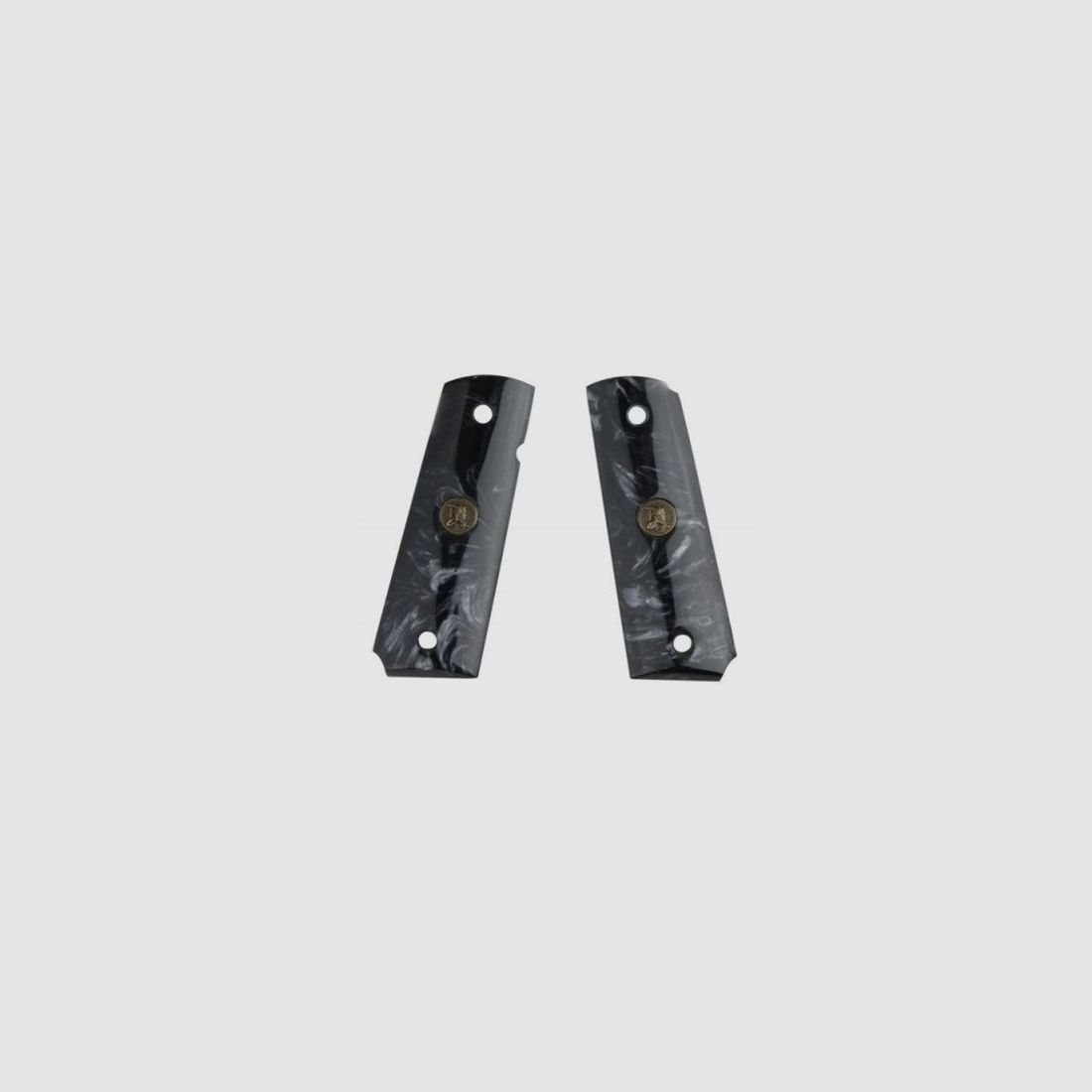 Grip personalizzato Black Pearl liscio Colt 1911