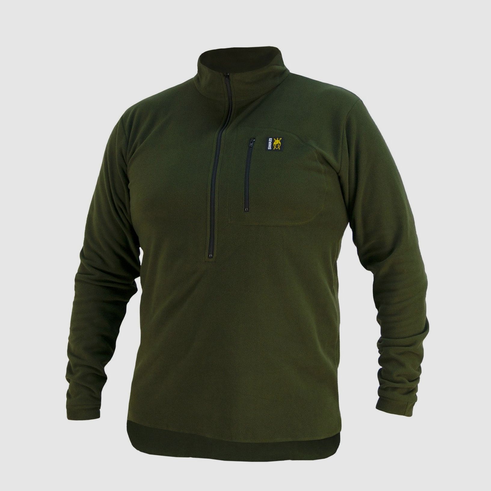 Swazi Micro Fleecepullover Olivgrün Herren - 3XL