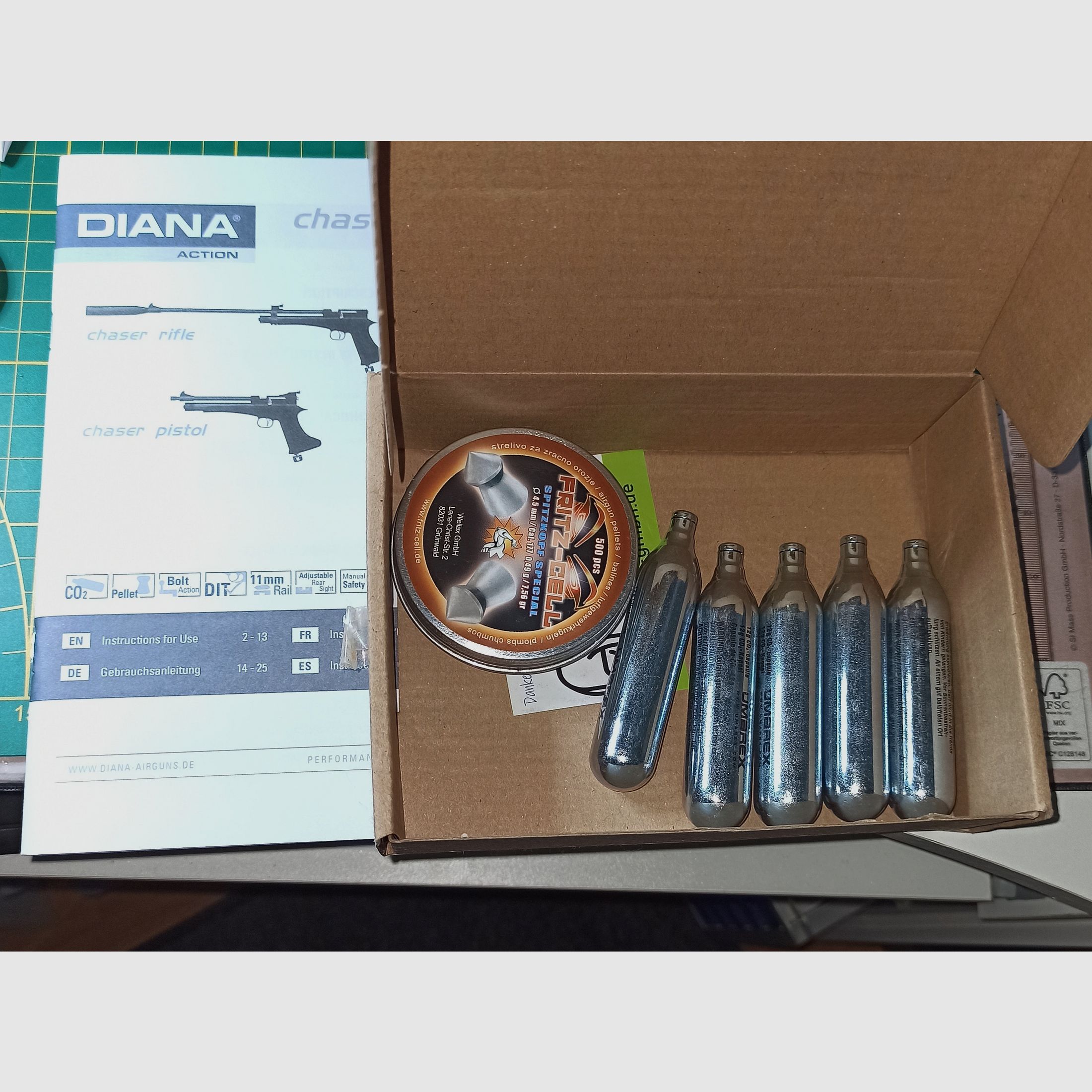 *RESERVIERT* Diana Chaser Rifle Set mit viel Zubehör 