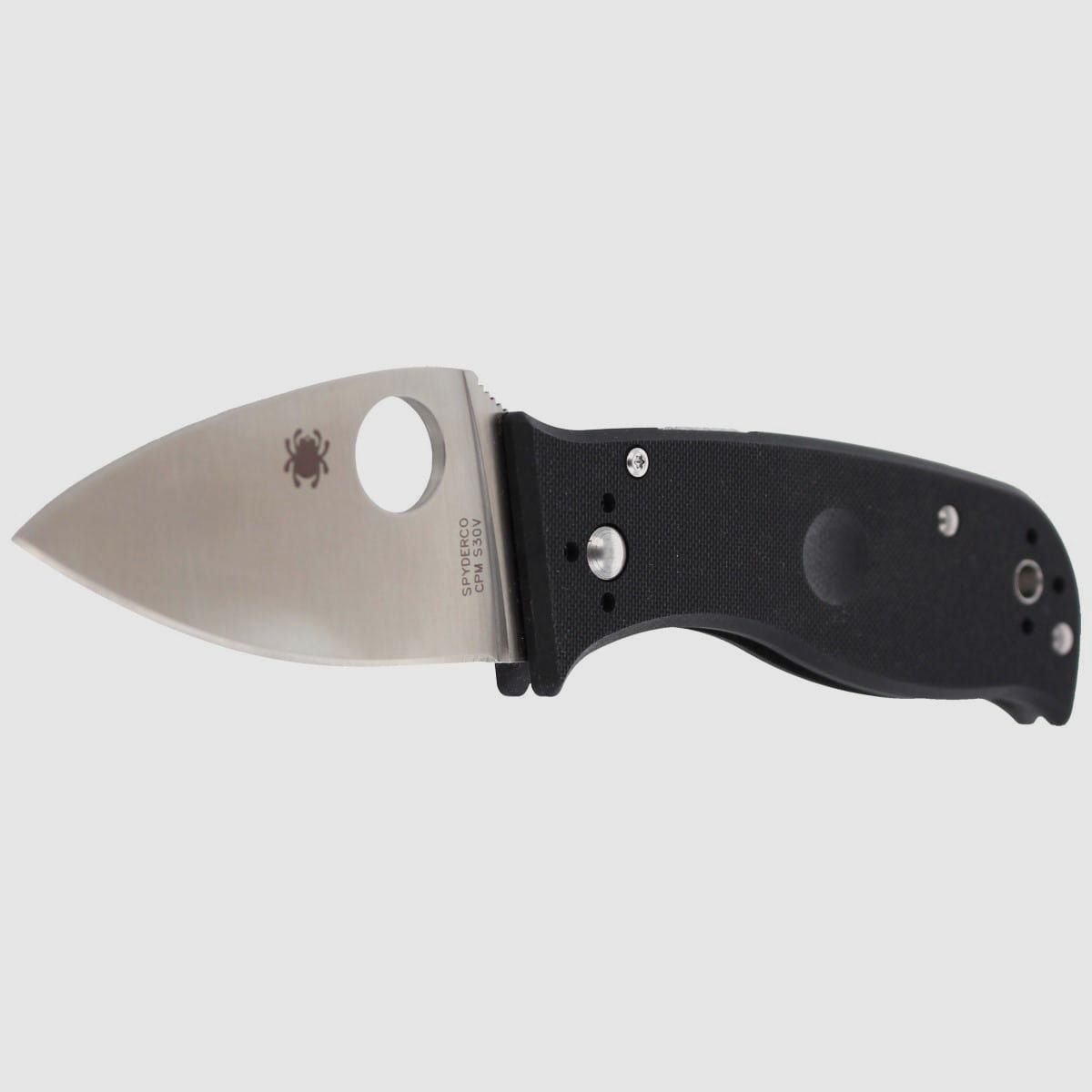 Spyderco Lil' Temperance 3 Black G-10 Plain Messer (C69GP3), Bild 2 von 3